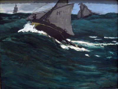 Die grüne Welle von Claude Monet